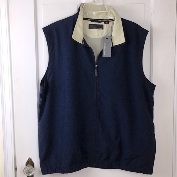 Greg Norman Collection Other - Greg Norman Full Zip Golf Vest Jacket M